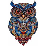 Kruzzel Dřevěné Sova 177 dílků – Zboží Dáma