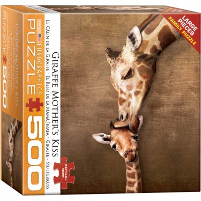 EuroGraphics Polibek žirafy 500 dílků