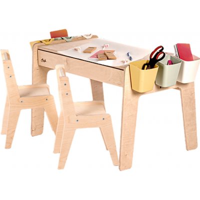 Babylike dětský stůl se židlemi children table chair wood 40639 – Zboží Dáma