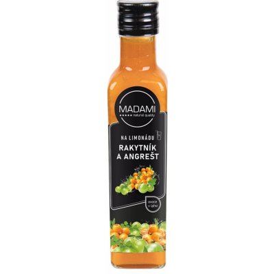 Madami Ovoce Na Limonádu Rakytník a angrešt 250 ml – Zboží Dáma