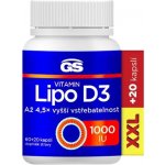 GS Vitamin Lipo D3 1000 IU XXL 80 kapslí – Hledejceny.cz