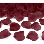 Okvětní lístky růží textilní bordó 100ks – Zboží Mobilmania