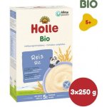 Holle Bio Nemléčná kaše Rýžová 3 x 250 g – Hledejceny.cz