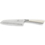 Lion Sabatier Kuchyňský nůž Edonist Perle Santoku nůž čepel z nerezové oceli ABS rukojeť plně kovaný nerez nýty 18 cm – Zboží Mobilmania