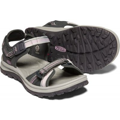 Keen Terradora II Open Toe Sandal W dark grey/dark pink šedá – Zboží Dáma