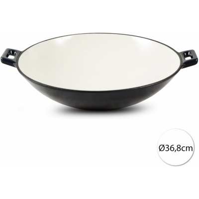 Perfect Home Litinová WOK pánev se smaltovaným povrchem 36,8 cm od 1 247 Kč  - Heureka.cz