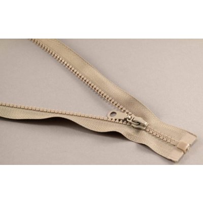 Dělitelný kostěný zip - délka (30 - 95 cm) - různé barvy 55 cm Režná292_CEZ – Zboží Dáma