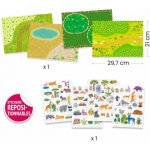 Kreativní sada Djeco Lift Up Stickers Zvířata – Hledejceny.cz