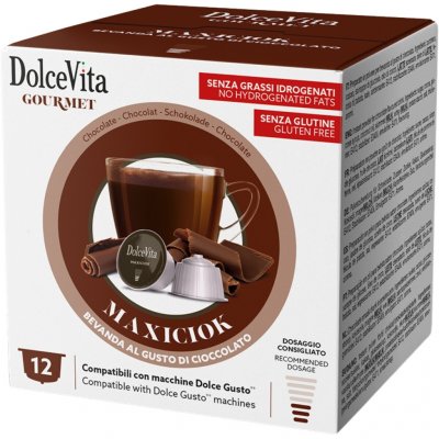 Dolce Vita Italfoods Maxi Čokoláda do Dolce Gusto 12 ks – Zbozi.Blesk.cz