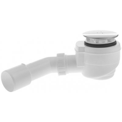 Bruckner Vaničkový sifon, průměr otvoru 50 mm, DN40/50, krytka leštěný nerez 162.540.3 – Zboží Dáma