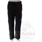 Kugo HK1669 Kalhoty softshellové černá s modrou – Zboží Mobilmania
