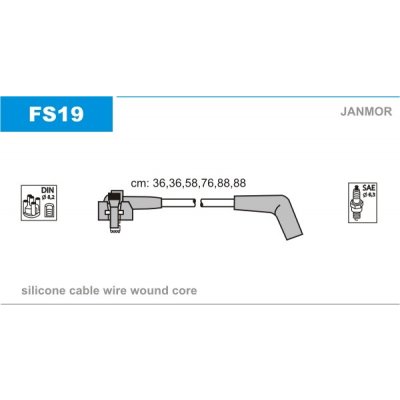 JANMOR Sada kabelů pro zapalování FS19 – Hledejceny.cz