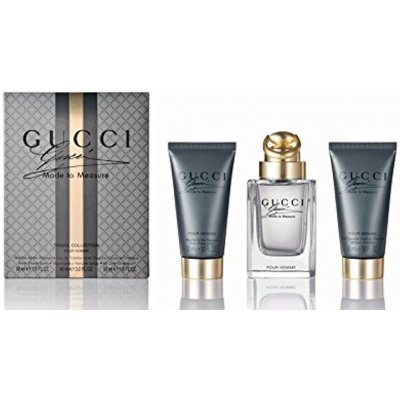 Gucci Made to Measure EDT 90 ml + balzám po holení 50 ml + sprchový gel 50 ml dárková sada – Zboží Mobilmania