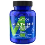 Natios Milk Thistle 80% Silymarin Extract Ostropestřec 500 mg 90 veganských kapslí – Hledejceny.cz