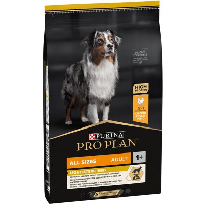 Purina Pro Plan All Sizes Adult Light Sterilised kuře 7 kg – Zboží Mobilmania