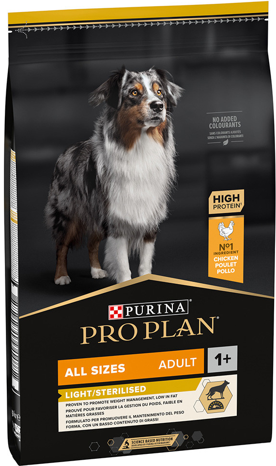 Purina Pro Plan All Sizes Adult Light Sterilised kuře 7 kg