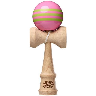 Kendama Kendama USA Kaizen Triple Stripe Gloss Pink Green