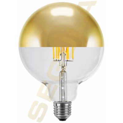 Segula 55491 LED koule 125 zrcadlový vrchlík zlatá E27 6,5 W 45 W 550 Lm 2.700 K – Hledejceny.cz