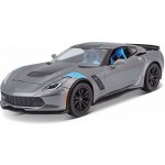 Maisto 2017 Corvette Grand Sport metal šedá 1:24 – Hledejceny.cz