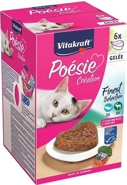 Vitakraft Cat Poésie Création ryba zvěřina 6 x 85 g