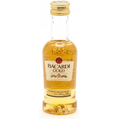 Bacardí Bacardi Gold 40% 0,05 l (holá láhev) – Hledejceny.cz