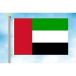 LIBEA, s.r.o. Vlajka Spojených arabských emirátů (SAE) Rozměr: 40×60 cm, Uchycení: Karabiny na stožár – Hledejceny.cz
