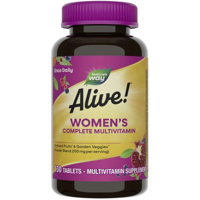 Natures Way Alive! Women's Complete Multivitamin 130 tablet – Hledejceny.cz