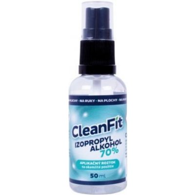 CleanFit dezinfekční roztok IZOPROPYL 70% s rozprašovačem 50 ml – Hledejceny.cz
