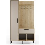 Marckeric Heidy předsíňová sestava béžová přírodní bílá – Zboží Mobilmania