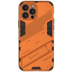 Pouzdro AppleKing odolný ochranný se stojánkem iPhone 13 Pro - oranžové