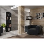 Liore KNIHOVNA R40 ČERNÁ – Zboží Mobilmania