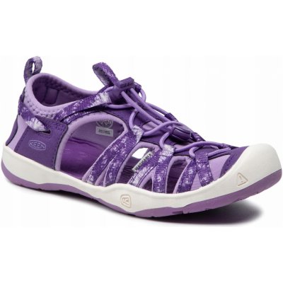 Keen dětské sandály Moxie Sandal Youth multi/english lavender fialová – Sleviste.cz