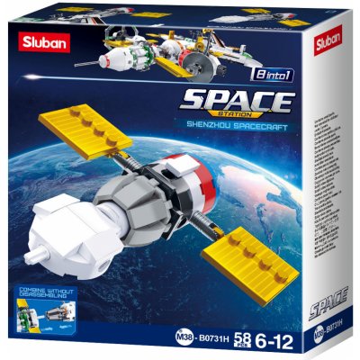 Sluban B0731H Satelitní raketoplán – Zboží Mobilmania