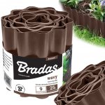 Bradas Plastový okraj trávníku OBFG0925 25cmx9m hnědá – Zbozi.Blesk.cz