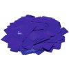 Konfeta a serpentýna Tcm Fx metalické obdélníkové konfety 55x18mm modré 1kg