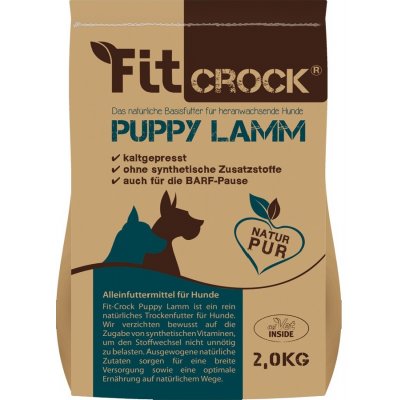 Fit-Crock pro štěňata Jehněčí 2 kg – Zboží Mobilmania