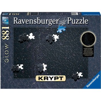 RAVENSBURGER Svítící Krypt Vesmírná záře 881 dílků