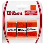 Wilson Pro Soft overgrip 3ks oranžová – Zboží Dáma