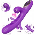 SuperLove G Spot Rabbit Pro Vibrator Purple – Zboží Dáma