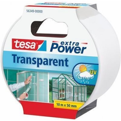 Tesa Extra Power 56349 Lepicí páska zpevněná textilem 50 mm x 10 m transparentní – Zbozi.Blesk.cz