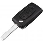 Pouzdro ovladače klíče pro Citroen C4 Picasso, C5, C3, C2, Berlingo, Jumpy, Peugeot (6490A2.DR)