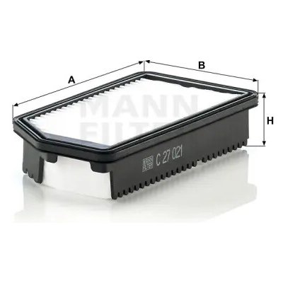 MANN FILTER Vzduchový filtr C 27 021 – Hledejceny.cz