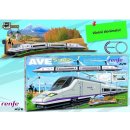 Vysokorychlostní vlak Renfe Aves-102 s diorámatem krajiny