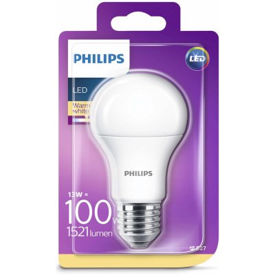 Philips klasik žárovka LED, 13W, E27, Teplá bílá