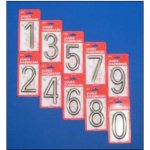 Číslo domovní "4" 75mm, samolepící, bronzové – Sleviste.cz