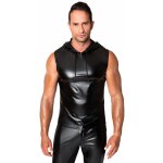 Noir Handmade H066 Snake Wetlook Sleeveless Zip-Up Top with Sheer Hood – Hledejceny.cz