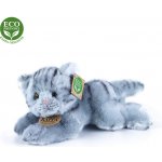 Eco- Friendly Rappa kočka šedá ležící 30 cm – Zboží Dáma
