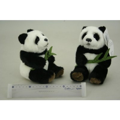 Panda s listem 18 cm