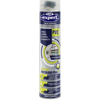 EXPERT LINE GUN FOAM NÍZKOEXPANZNÍ letní montážní PUR pěna pistole 750 ml – Zboží Mobilmania