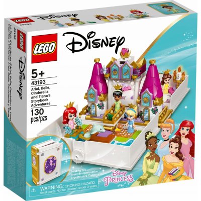 LEGO® Disney 43193 Kniha s dobrodružstvím Ariel, Belly, Popelky a Tiany – Zboží Mobilmania